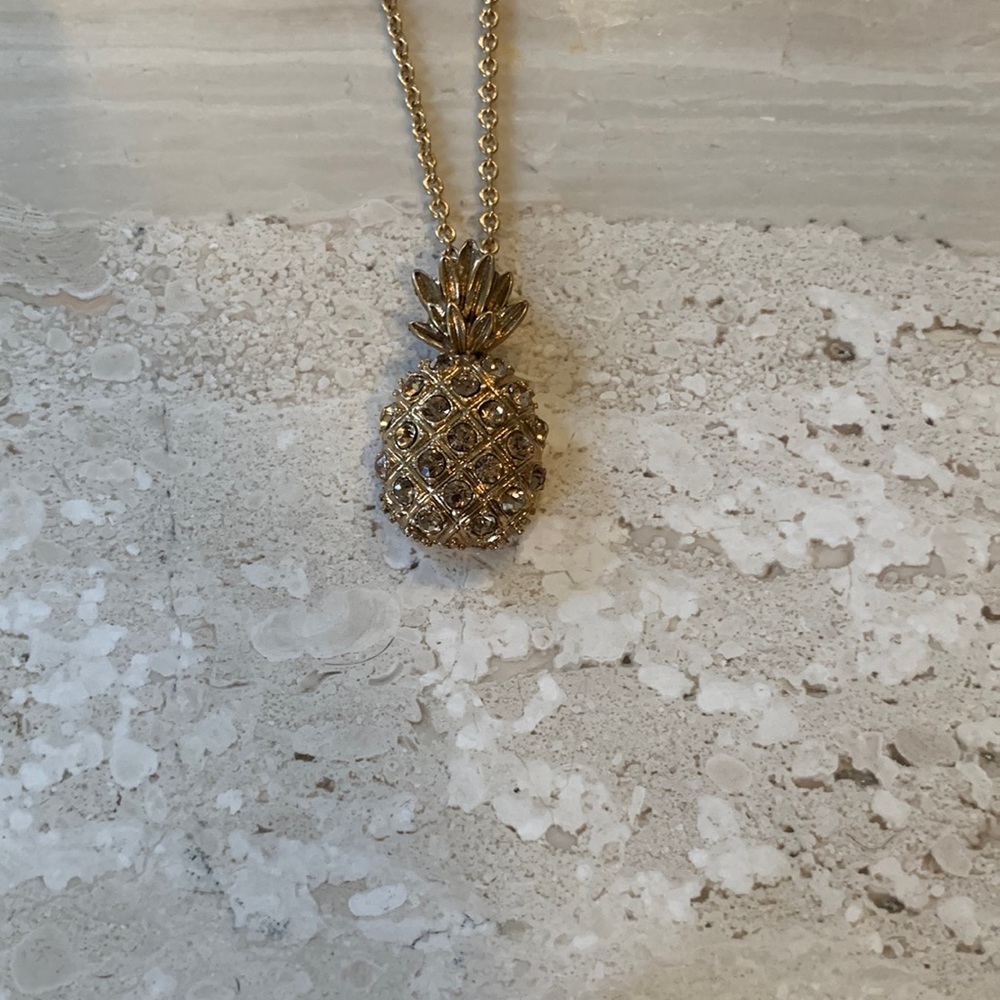 J Crew Pineapple Necklace NWT